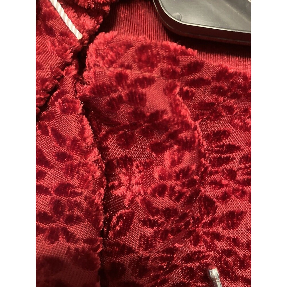 Worthington Womens Luxury Red Blouse Size Large NWT - Picture 7 of 7
